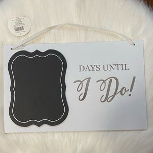 Wedding Countdown Sign